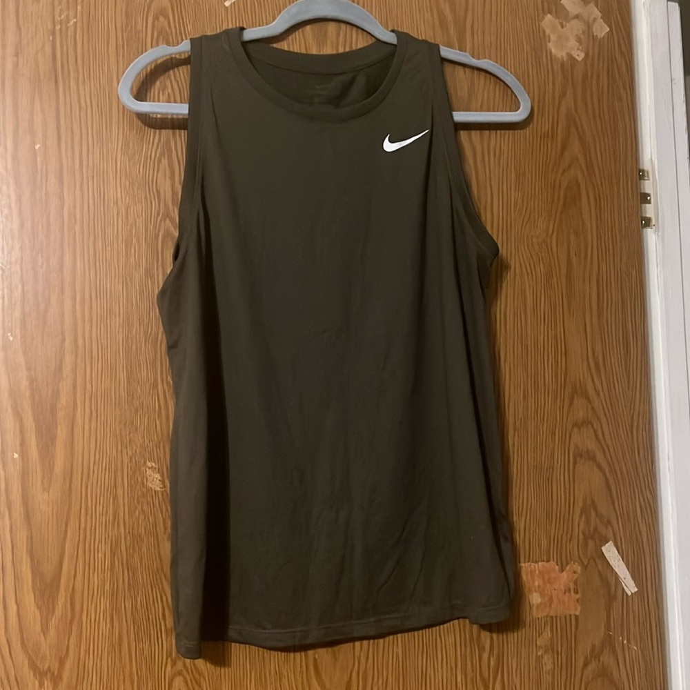Nike Dri-Fit Tank Dark Green/Olive